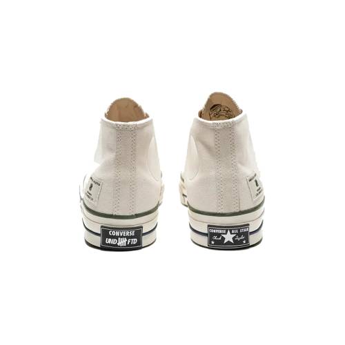 UNDEFEATED Converse Mid Parchment