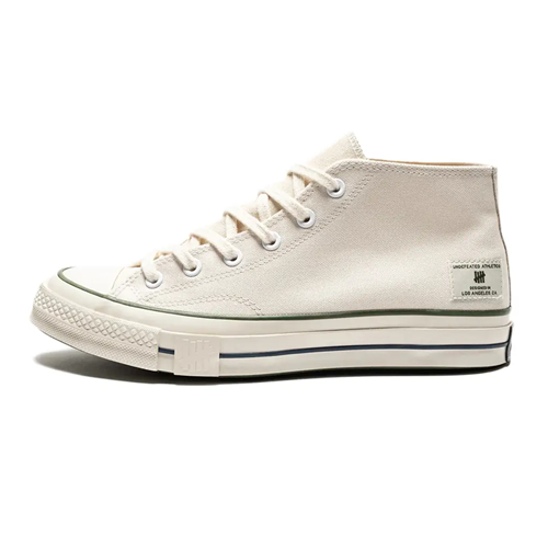 UNDEFEATED Converse Mid Parchment
