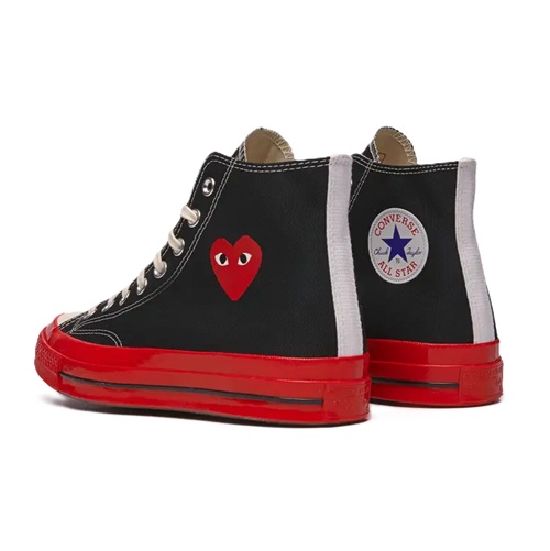 play converse black red
