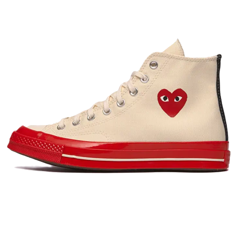 play converse white red