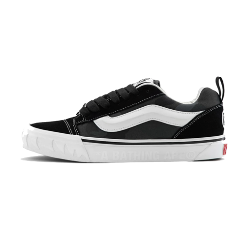 bape vans black camo