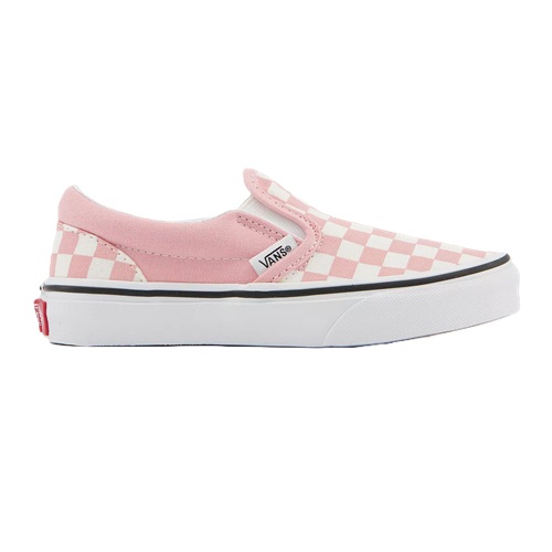 vans checkerboard slip-on Pink/White