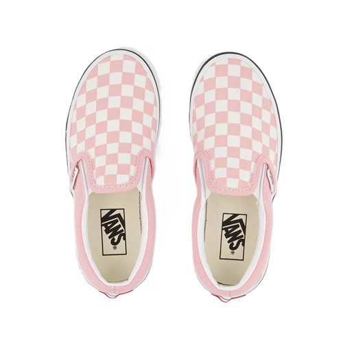 vans checkerboard slip-on Pink/White