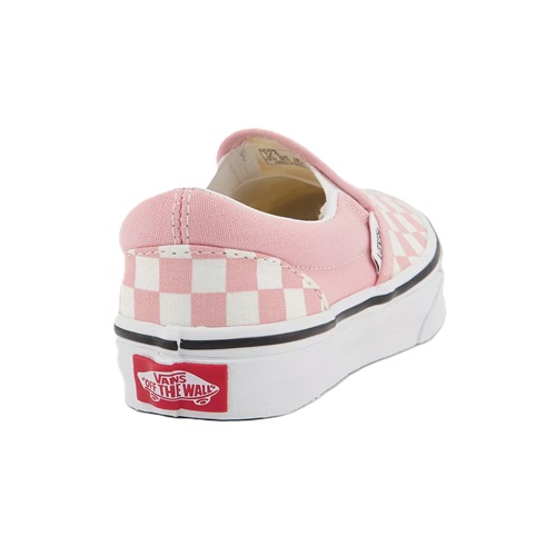 vans checkerboard slip-on Pink/White