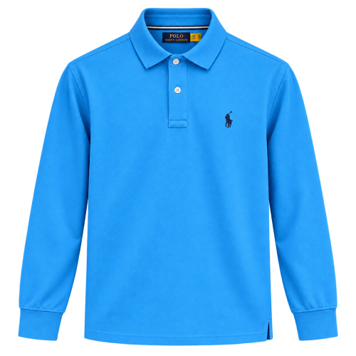 Ralph Long-Sleeve polo blue