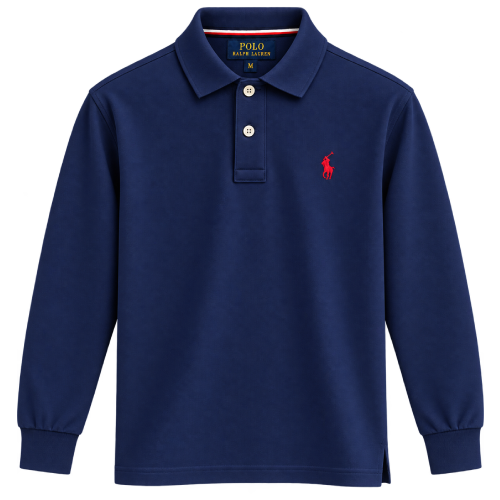 Ralph Long-Sleeve polo Navy