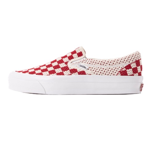 Vans Slip-On Knit Red/Marshmallow