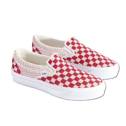 Vans Slip-On Knit Red/Marshmallow