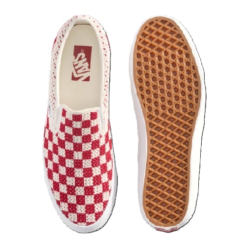 Vans Slip-On Knit Red/Marshmallow