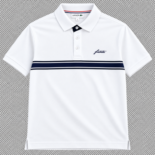 Lacoste Signature White Polo